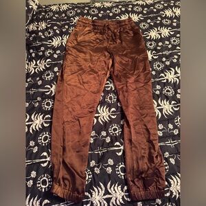 Melissa Newton Davin Satin Jogger
